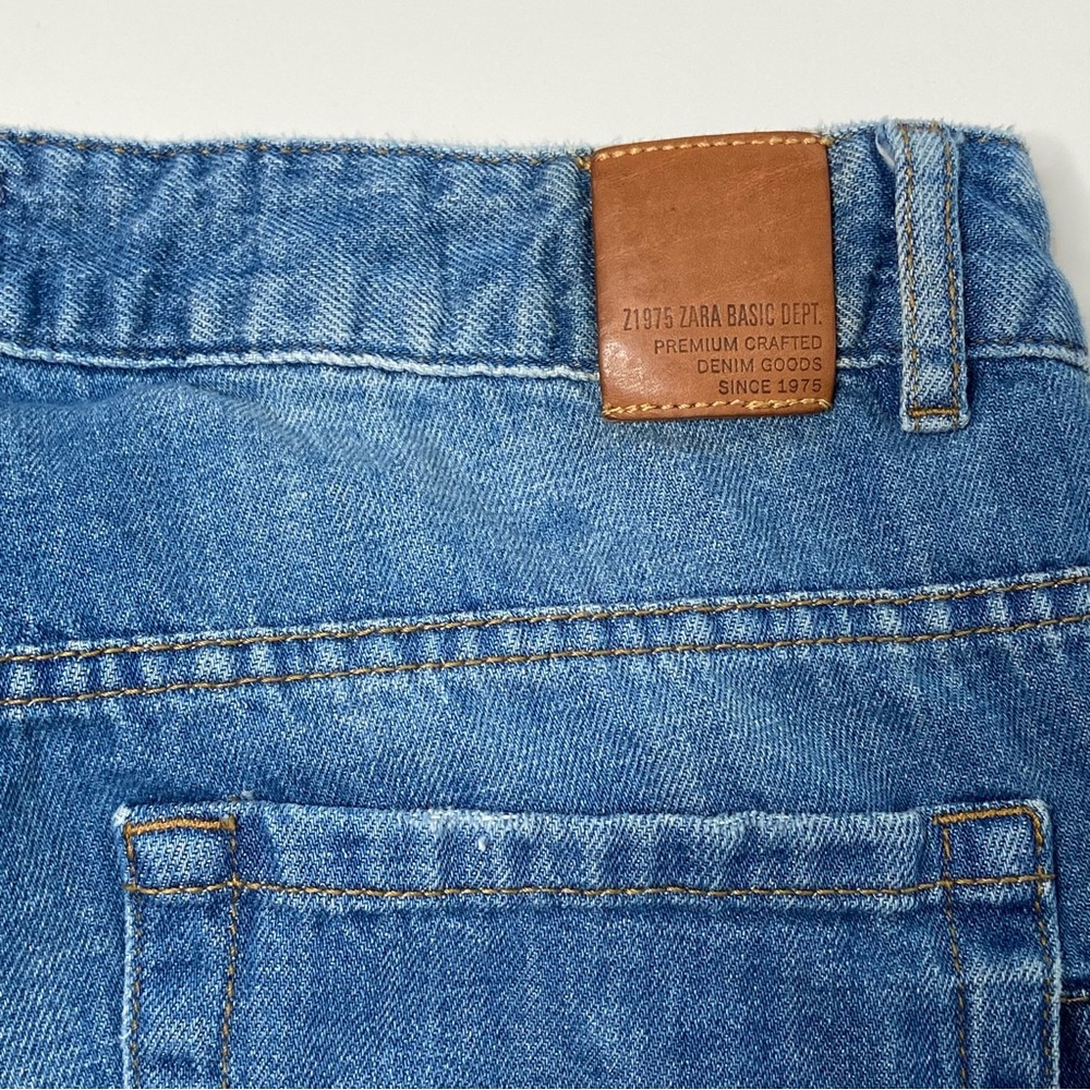 ZARA Distressed Patchwork Jean - Picture 12 of 13
